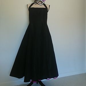 Niki by Niki Livas Black Halter Dress